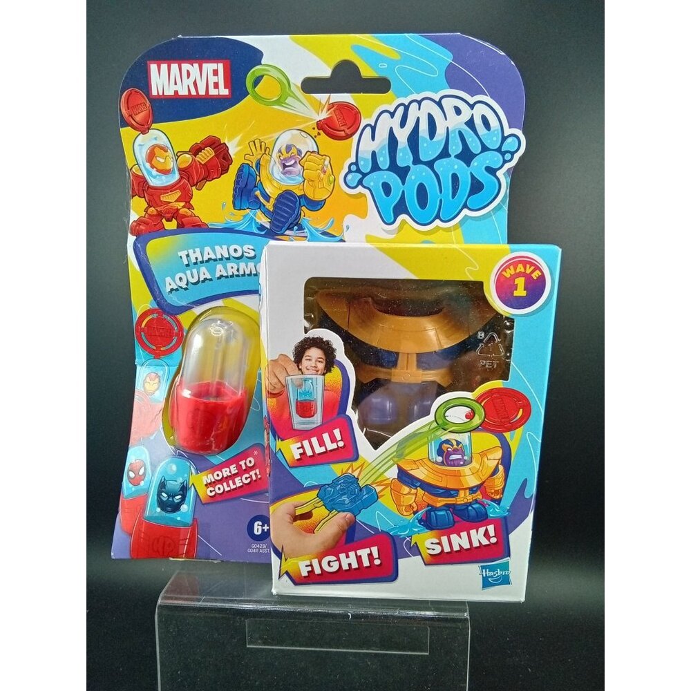 Marvel Hydro Pods Thanos Aqua Armor Toy Wave 1 Water Fight Game 6+ Collectible